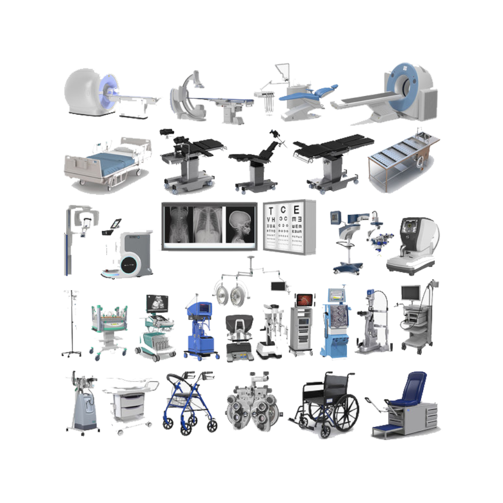 Import of all types of Medical Equipment